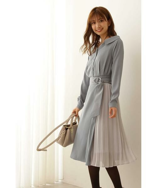 セール プリーツドッキングワンピース ワンピース Proportion Body Dressing プロポーションボディドレッシング ファッション通販 タカシマヤファッションスクエア