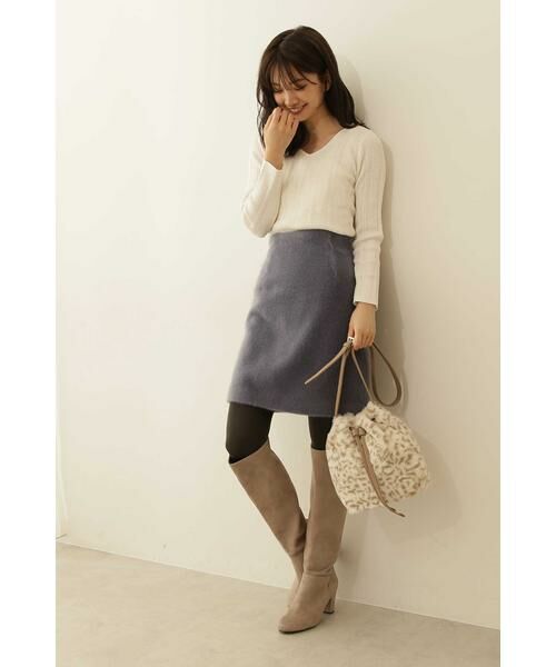 セール 堀田茜さん着用 台形シャギーミニスカート スカート Proportion Body Dressing プロポーションボディドレッシング ファッション通販 タカシマヤファッションスクエア