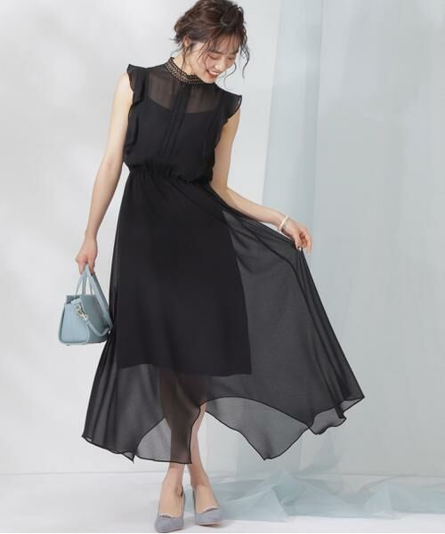 セール Lou Lou Fee フロントレースネックドレス ワンピース Proportion Body Dressing プロポーションボディドレッシング ファッション通販 タカシマヤファッションスクエア