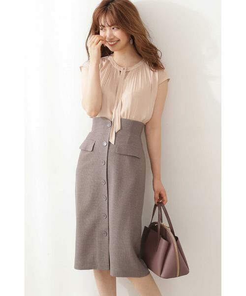 セール 美人百花 5月号掲載 フロント釦ペンシルスカート スカート Proportion Body Dressing プロポーションボディドレッシング ファッション通販 タカシマヤファッションスクエア