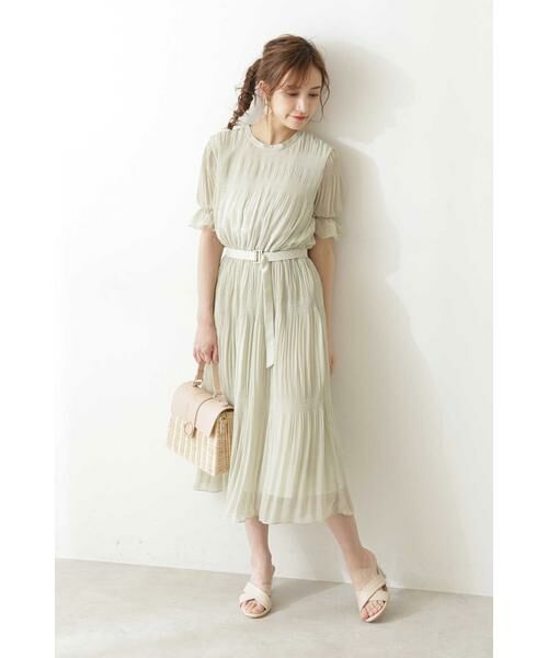 セール シフォンプリーツワンピース ワンピース Proportion Body Dressing プロポーションボディドレッシング ファッション通販 タカシマヤファッションスクエア