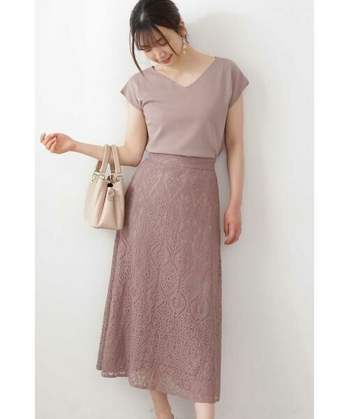 セール 前後2wayドルマンニット レースマキシスカート ワンピース Proportion Body Dressing プロポーションボディドレッシング ファッション通販 タカシマヤファッションスクエア