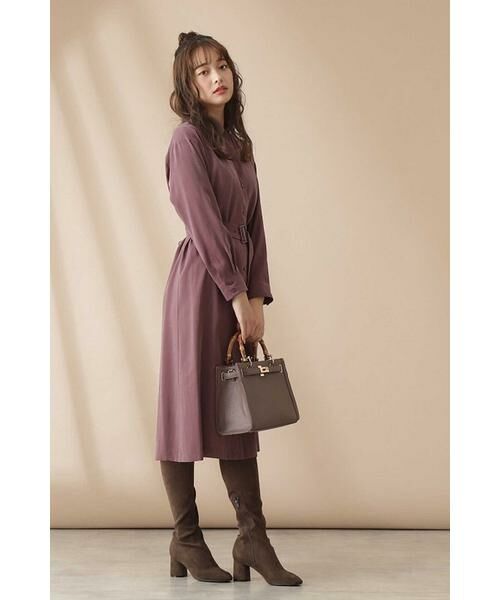 セール ベルト付きシャツワンピース ワンピース Proportion Body Dressing プロポーションボディドレッシング ファッション通販 タカシマヤファッションスクエア