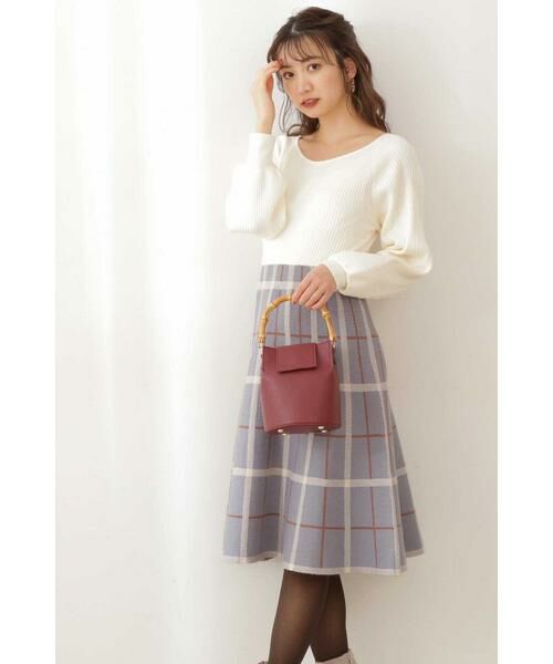 セール チェックニットワンピース ワンピース Proportion Body Dressing プロポーションボディドレッシング ファッション通販 タカシマヤファッションスクエア