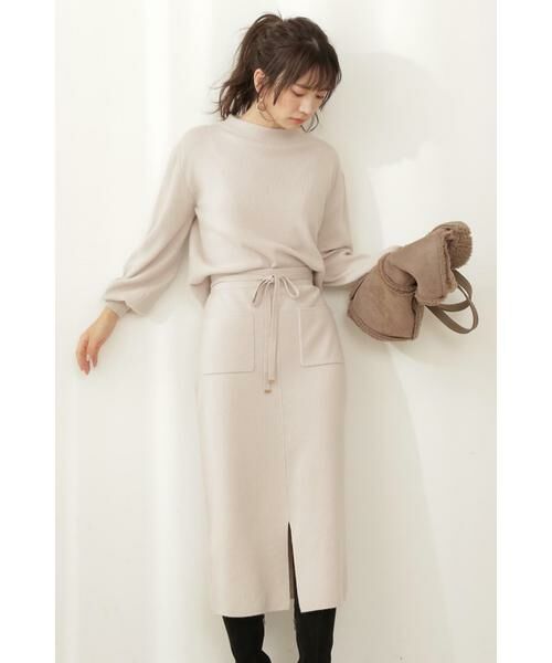 セール ローズピンク Web限定カラー ボトルネックニット タイトスカートセットアップ ワンピース Proportion Body Dressing プロポーションボディドレッシング ファッション通販 タカシマヤファッションスクエア