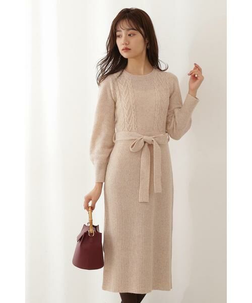 セール ファンシーラメケーブルニットワンピース ワンピース Proportion Body Dressing プロポーションボディドレッシング ファッション通販 タカシマヤファッションスクエア