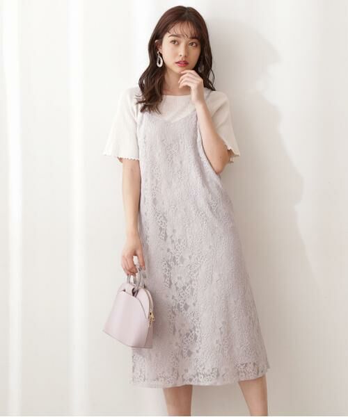 セール 美人百花 5月号掲載 レースアップタイトキャミワンピース ワンピース Proportion Body Dressing プロポーションボディドレッシング ファッション通販 タカシマヤファッションスクエア