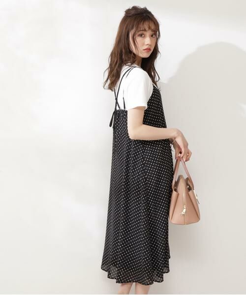 セール Tシャツ ドットキャミワンピセット ワンピース Proportion Body Dressing プロポーションボディドレッシング ファッション通販 タカシマヤファッションスクエア