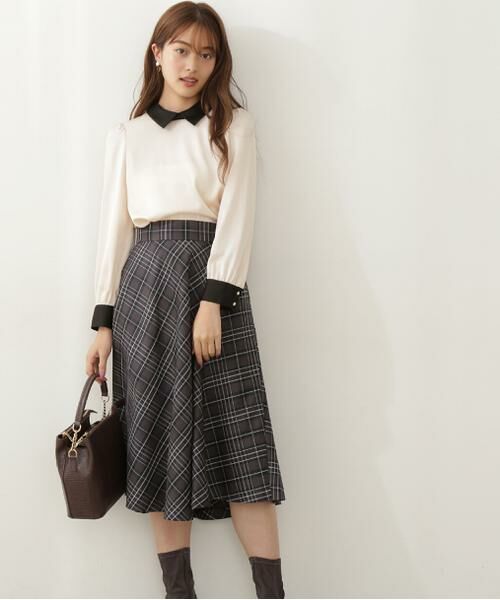セール クラシカルチェックフレアスカート スカート Proportion Body Dressing プロポーションボディドレッシング ファッション通販 タカシマヤファッションスクエア