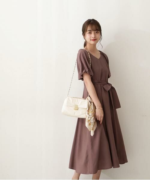 セール ボリュームスリーブロングワンピース ワンピース Proportion Body Dressing プロポーションボディドレッシング ファッション通販 タカシマヤファッションスクエア