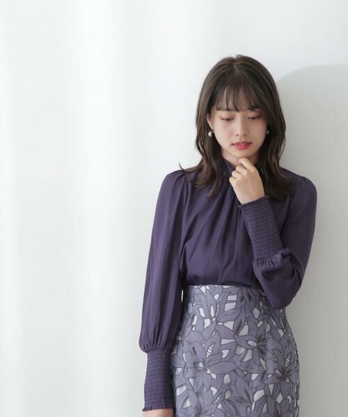 スノーブルー 【新品】RIKO tokyo watagashi blouse ブラウス - シャツ