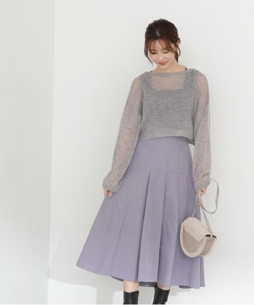 ＊＊PROPORTION BODY DRESSING / プロポーションボディドレッシング　 スカート | ヨーク切り替えフレアスカート | 詳細28