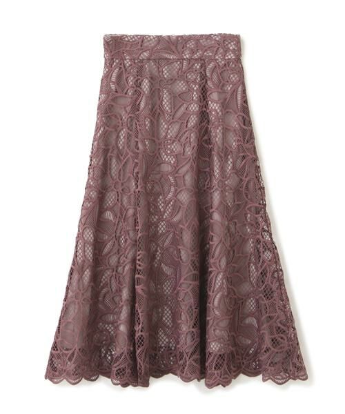 ＊＊PROPORTION BODY DRESSING / プロポーションボディドレッシング　 スカート | フレアケミカルレーススカート | 詳細17