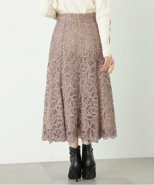 ＊＊PROPORTION BODY DRESSING / プロポーションボディドレッシング　 スカート | フレアケミカルレーススカート | 詳細29