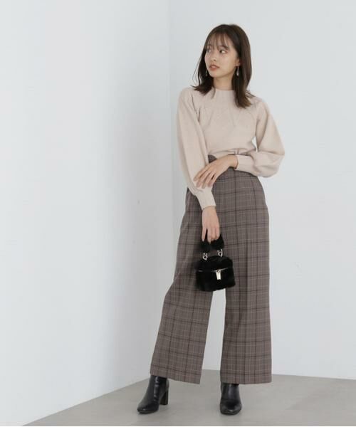 ＊＊PROPORTION BODY DRESSING / プロポーションボディドレッシング　 パンツ | ハイウエストワイドパンツ | 詳細4