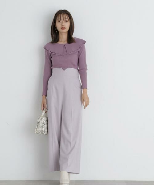 ＊＊PROPORTION BODY DRESSING / プロポーションボディドレッシング　 パンツ | ハイウエストワイドパンツ | 詳細10