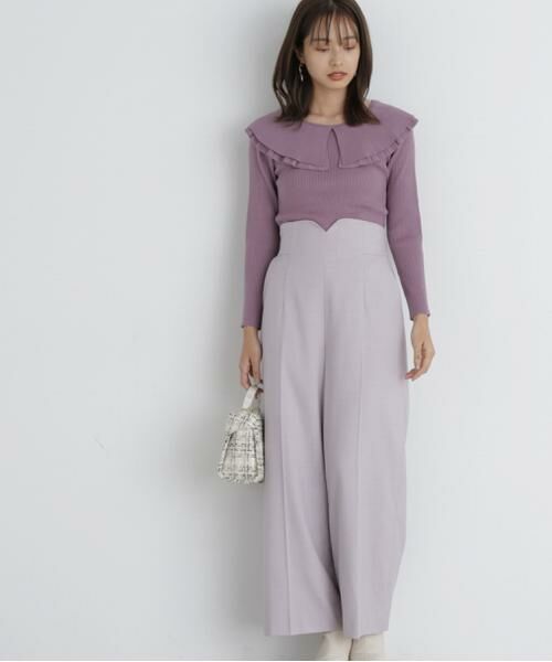 ＊＊PROPORTION BODY DRESSING / プロポーションボディドレッシング　 パンツ | ハイウエストワイドパンツ | 詳細11