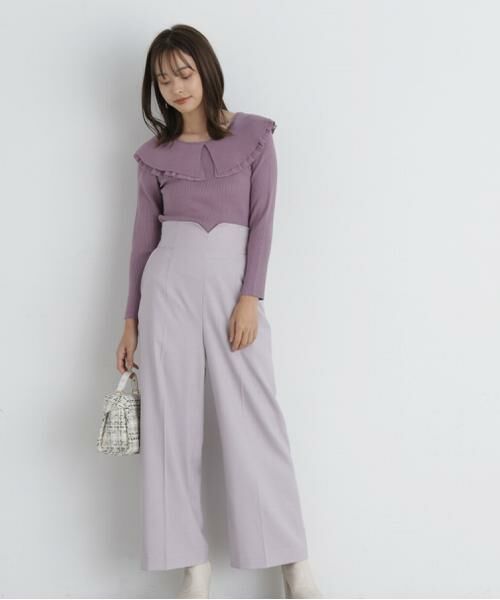 ＊＊PROPORTION BODY DRESSING / プロポーションボディドレッシング　 パンツ | ハイウエストワイドパンツ | 詳細12