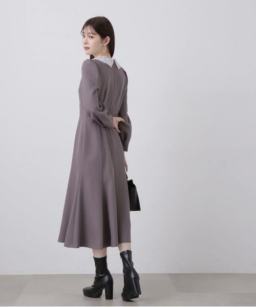 セール】 レースカラーマーメイドワンピース （ワンピース