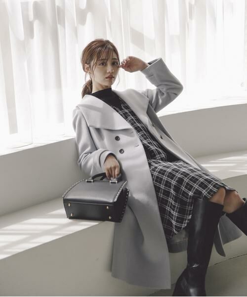 ＊＊PROPORTION BODY DRESSING / プロポーションボディドレッシング　 アウター | ビッグカラーコート/23AW | 詳細2