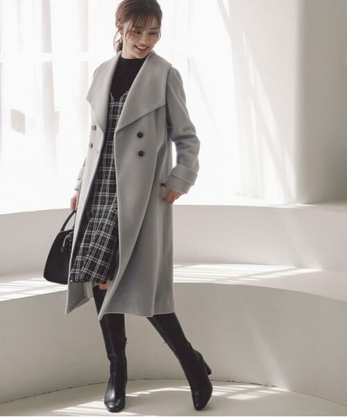 ＊＊PROPORTION BODY DRESSING / プロポーションボディドレッシング　 アウター | ビッグカラーコート/23AW | 詳細5