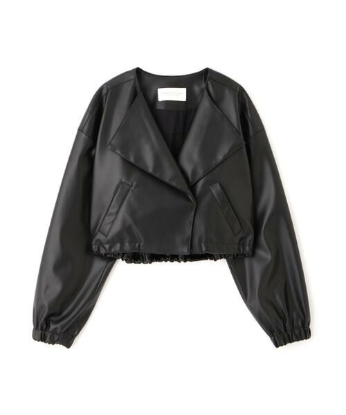 ★美品★ノースビーチレザー レザーブルゾン ドルマン 変形 クロップド丈 NORTH BEACH LEATHER（ノースビーチレザー）の中古品の通販