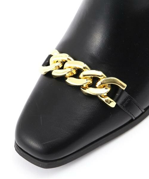 ＊＊PROPORTION BODY DRESSING / プロポーションボディドレッシング　 シューズ | チェーン付ニットブーツ | 詳細5