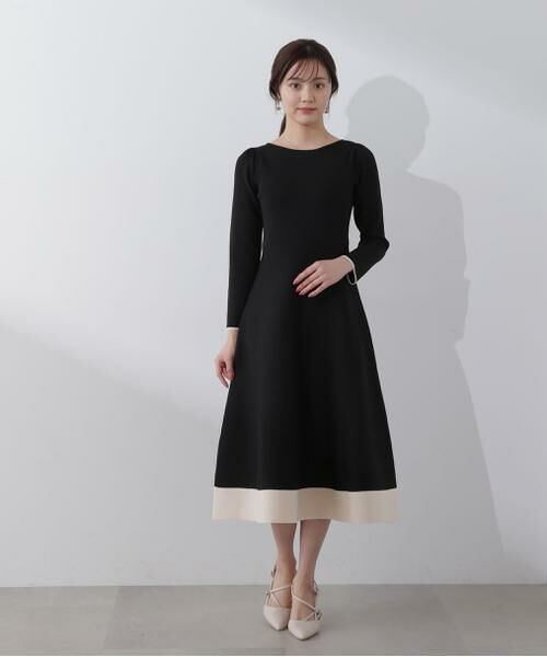 ＊＊PROPORTION BODY DRESSING / プロポーションボディドレッシング　 ワンピース | バイカラーニットワンピース | 詳細5