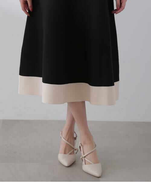 ＊＊PROPORTION BODY DRESSING / プロポーションボディドレッシング　 ワンピース | バイカラーニットワンピース | 詳細8