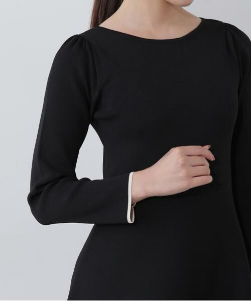 ＊＊PROPORTION BODY DRESSING / プロポーションボディドレッシング　 ワンピース | バイカラーニットワンピース | 詳細9