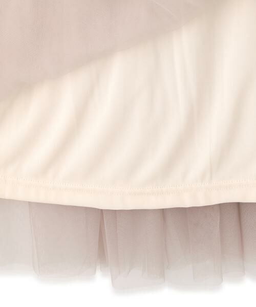 **PROPORTION BODY DRESSING / プロポーションボディドレッシング ワンピース | プリーツチュールニットドッキングワンピース | 詳細10