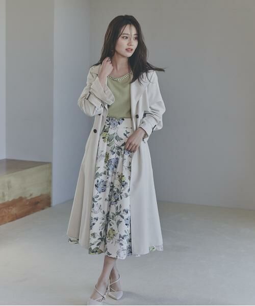 **PROPORTION BODY DRESSING / プロポーションボディドレッシング アウター | フェミニントレンチコート(アイボリー2)