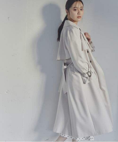 **PROPORTION BODY DRESSING / プロポーションボディドレッシング アウター | フェミニントレンチコート(ベージュ)