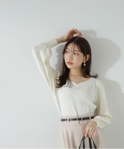 **PROPORTION BODY DRESSING / プロポーションボディドレッシング ニット・セーター | ハートカット総針ニット | 詳細5