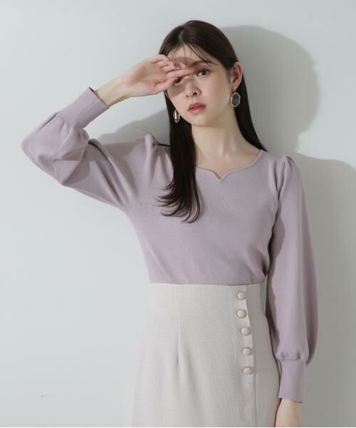 **PROPORTION BODY DRESSING / プロポーションボディドレッシング ニット・セーター | ハートカット総針ニット | 詳細12