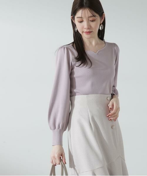 **PROPORTION BODY DRESSING / プロポーションボディドレッシング ニット・セーター | ハートカット総針ニット | 詳細13