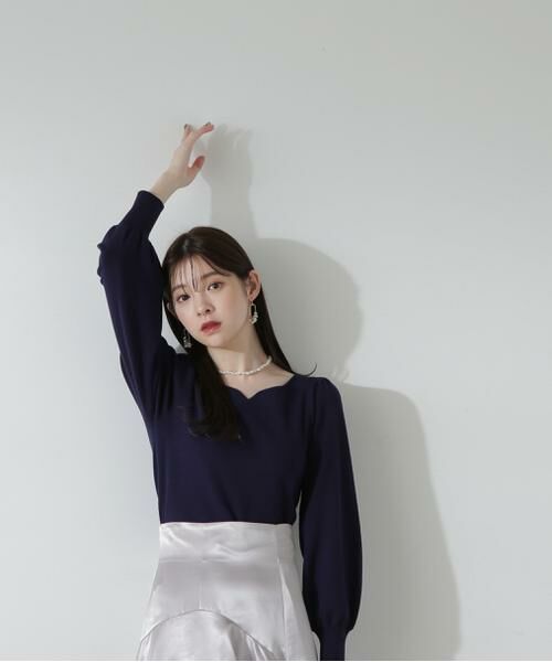 **PROPORTION BODY DRESSING / プロポーションボディドレッシング ニット・セーター | ハートカット総針ニット | 詳細20