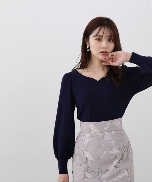 **PROPORTION BODY DRESSING / プロポーションボディドレッシング ニット・セーター | ハートカット総針ニット | 詳細24