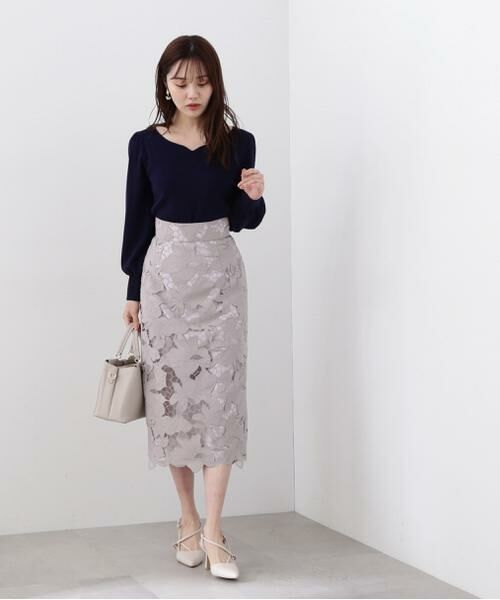 **PROPORTION BODY DRESSING / プロポーションボディドレッシング ニット・セーター | ハートカット総針ニット | 詳細25