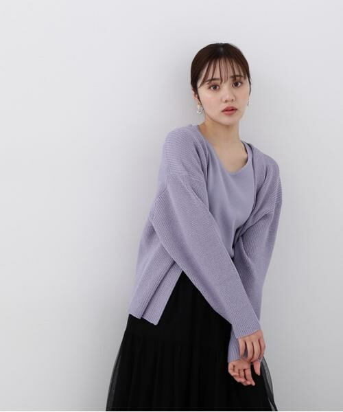 ＊＊PROPORTION BODY DRESSING / プロポーションボディドレッシング　 ニット・セーター | アメスリーブカーデSET UP | 詳細2