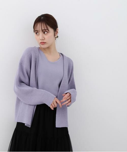 ＊＊PROPORTION BODY DRESSING / プロポーションボディドレッシング　 ニット・セーター | アメスリーブカーデSET UP | 詳細3