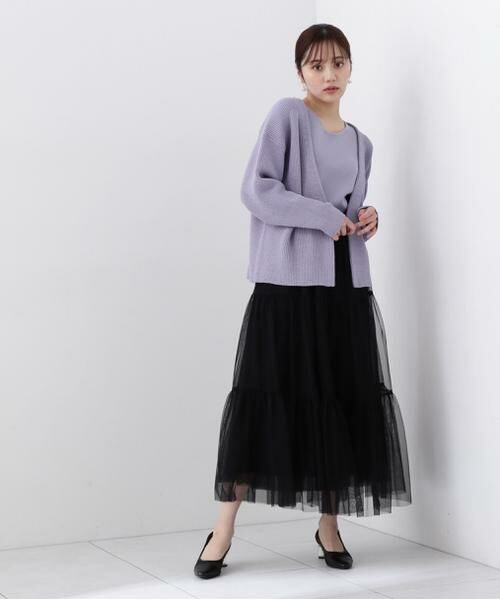 ＊＊PROPORTION BODY DRESSING / プロポーションボディドレッシング　 ニット・セーター | アメスリーブカーデSET UP | 詳細4