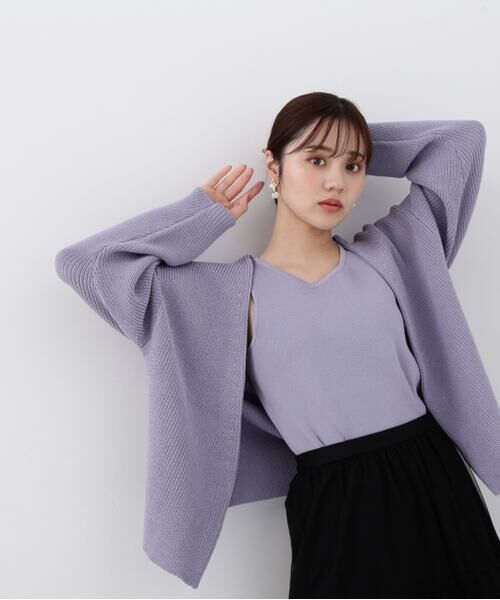 ＊＊PROPORTION BODY DRESSING / プロポーションボディドレッシング　 ニット・セーター | アメスリーブカーデSET UP | 詳細6