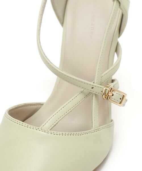 ＊＊PROPORTION BODY DRESSING / プロポーションボディドレッシング　 シューズ | ナロークロスストラッフパンプス | 詳細4
