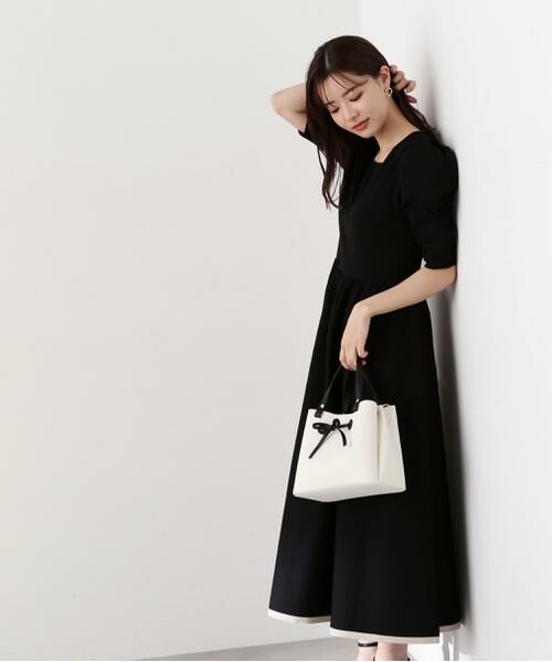 ＊＊PROPORTION BODY DRESSING / プロポーションボディドレッシング　 ワンピース | バイカラーニットワンピース | 詳細10