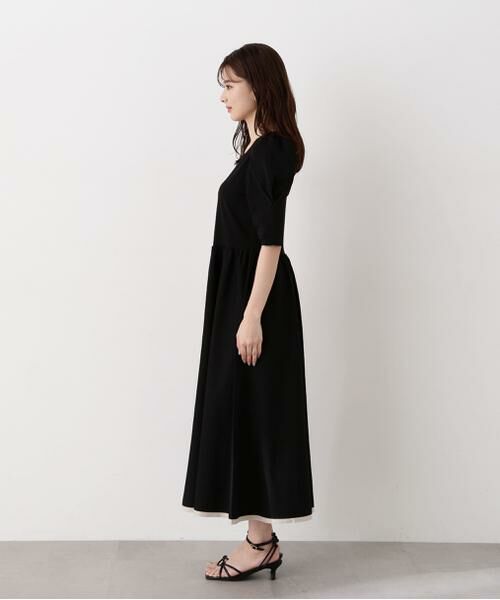 ＊＊PROPORTION BODY DRESSING / プロポーションボディドレッシング　 ワンピース | バイカラーニットワンピース | 詳細15
