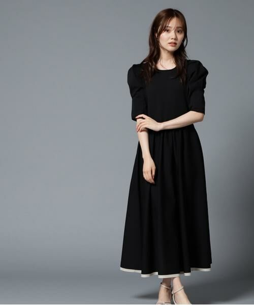 ＊＊PROPORTION BODY DRESSING / プロポーションボディドレッシング　 ワンピース | バイカラーニットワンピース | 詳細2