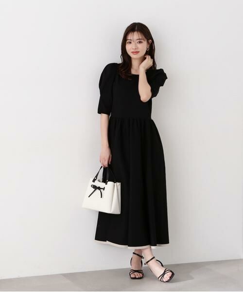 ＊＊PROPORTION BODY DRESSING / プロポーションボディドレッシング　 ワンピース | バイカラーニットワンピース | 詳細8