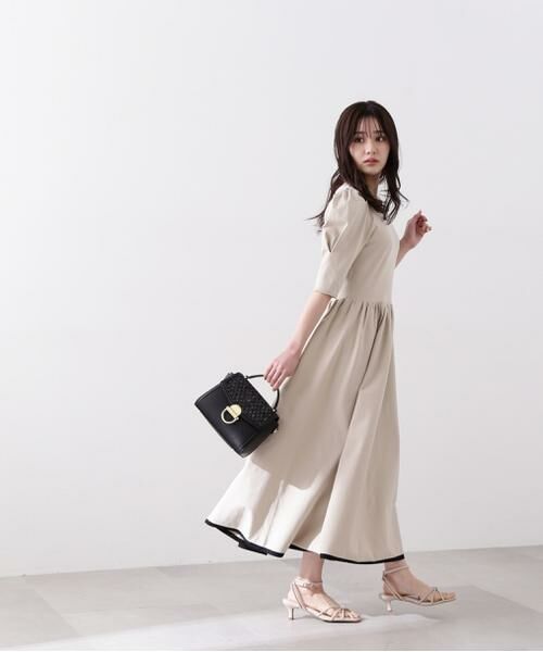 ＊＊PROPORTION BODY DRESSING / プロポーションボディドレッシング　 ワンピース | バイカラーニットワンピース | 詳細24