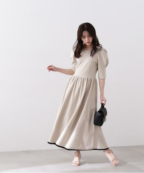 ＊＊PROPORTION BODY DRESSING / プロポーションボディドレッシング　 ワンピース | バイカラーニットワンピース | 詳細25